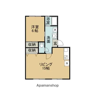 ラフォーレ【1階】の間取り
