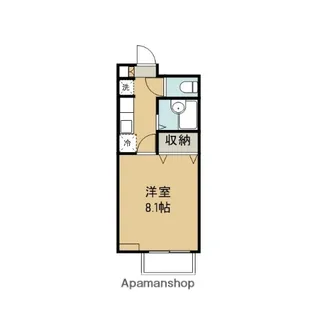 メゾン山崎Ⅱ【2階】の間取り