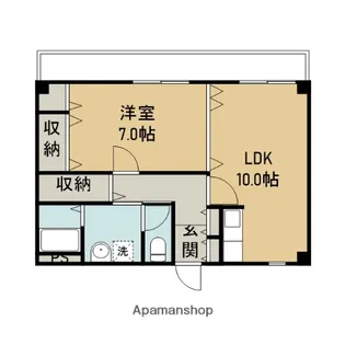 BSマンションⅡ【401号室】の間取り