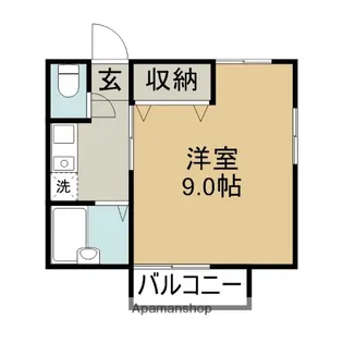 シャロム【1階】の間取り