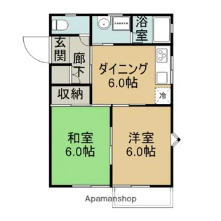 ブロッサム【101号室】の間取り