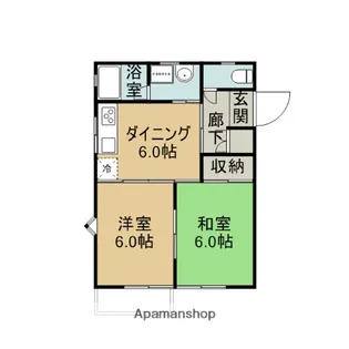 ブロッサム【2階】の間取り