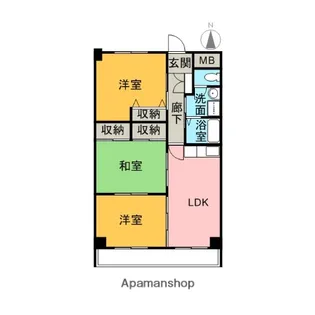 パレスすがた【103号室】の間取り