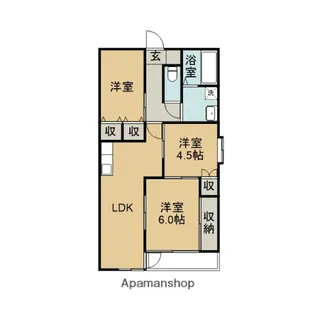 ラフォーレS−39【1階】の間取り