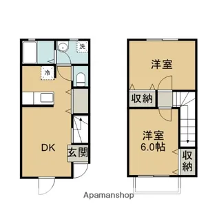 ベルメゾン【1階】の間取り