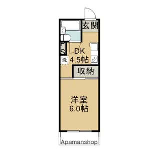 湖北ビル【405号室】の間取り