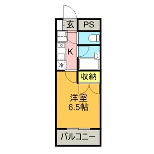 香の木ハイツ【2階】の間取り