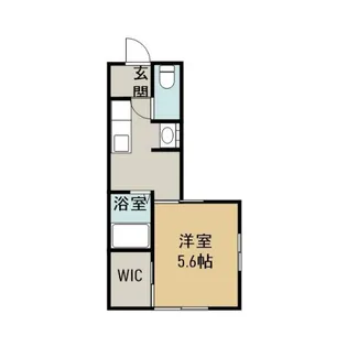 ベルデ北田 A棟【1階】の間取り