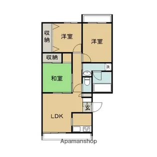 メゾン城北【3階】の間取り