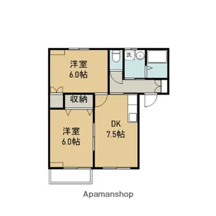 スペランツァ【202号室】の間取り