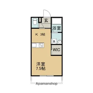 カーレッジ【1階】の間取り