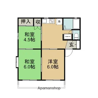 3DKの間取り画像