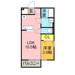 ラフィーネ【1階】の間取り