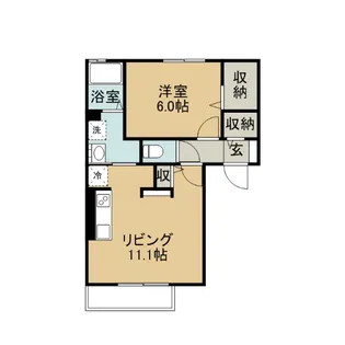 ルミウス【1階】の間取り