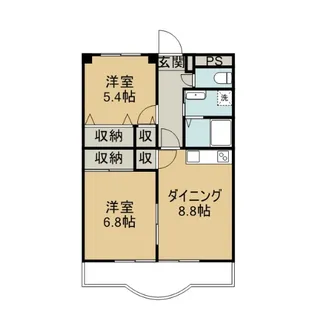 サンフォーレ青葉台【2階】の間取り