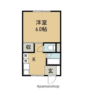 サンビレッジM【1階】の間取り