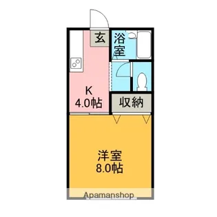 ヴィラ ア マーレ【2階】の間取り