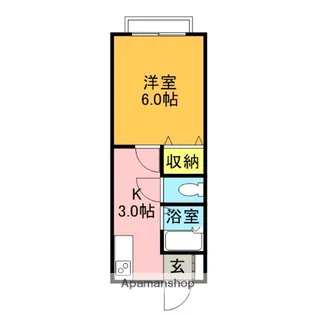 ヴィスタコート【105号室】の間取り