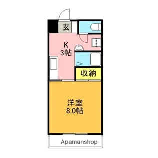 コーポみねたに【3階】の間取り