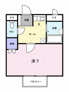 ガーデンスクウェア【2階】の間取り