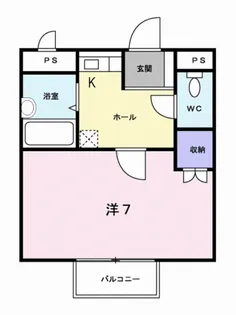 ガーデンスクウェア【2階】の間取り