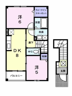 シュティル ブリーゼB【2階】の間取り