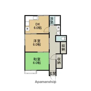 ブルージュⅡ【1階】の間取り