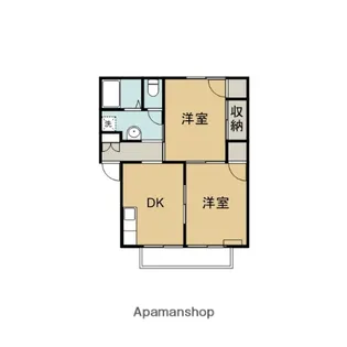 セジュールやすひろ【205号室】の間取り