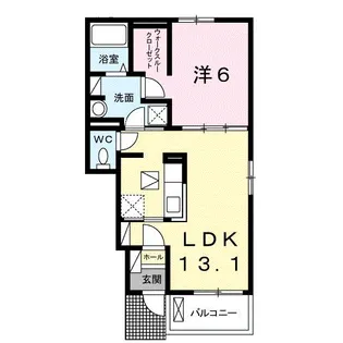 ラフレシール【1階】の間取り