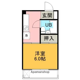 南ハイツ【7号室】の間取り