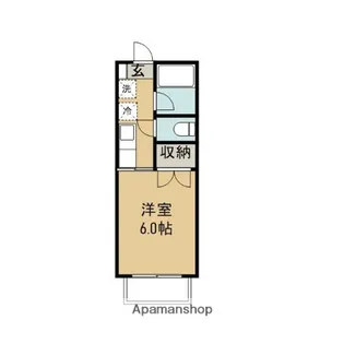 コーポK・K【2階】の間取り