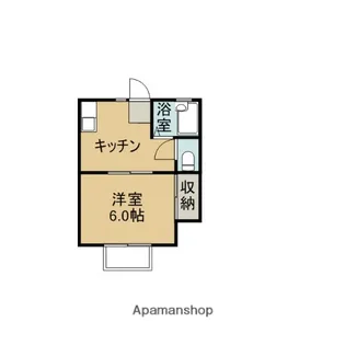 USコーポ【201号室】の間取り