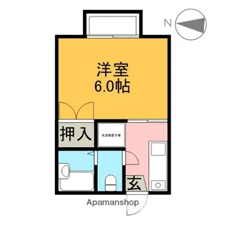コーポラック【1階】の間取り