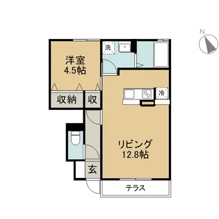 フォルトゥーナ【1階】の間取り