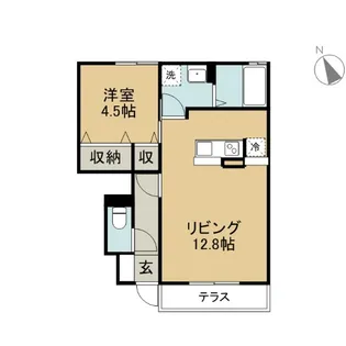 フォルトゥーナ【1階】の間取り