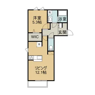 レゾン バージェ【2階】の間取り