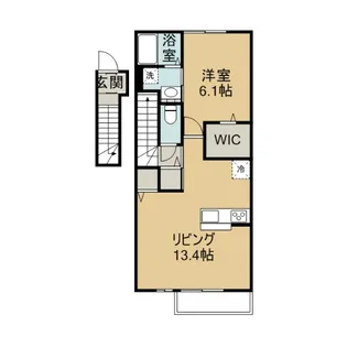 メルヴィオス【2階】の間取り