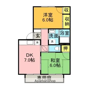 ジュネス立石93C【2階】の間取り