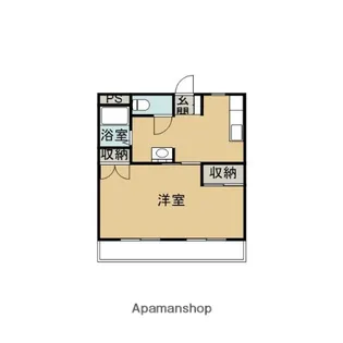 ディアコートS【201号室】の間取り