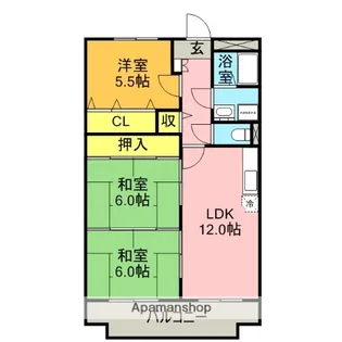 メゾンエトワール【3階】の間取り