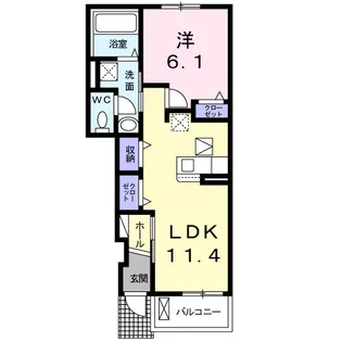 シトロンⅠ【1階】の間取り