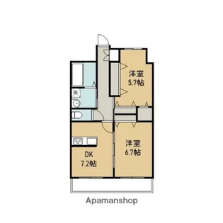 グランフォレ【4階】の間取り