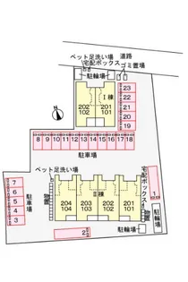 マグノリア Ⅱ【3階】の間取り