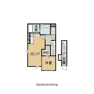 MAISON KOCHI【202号室】の間取り