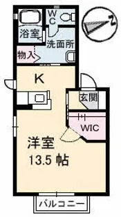 ROSE GARDEN C棟【1階】の間取り