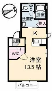 ROSE GARDEN C棟【2階】の間取り