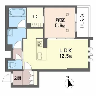 カーサ グリナージュMJーA【3階】の間取り