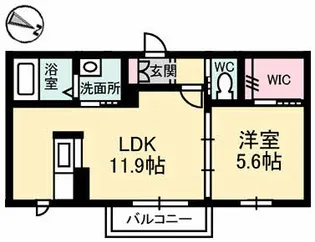 POSTO Ⅵ号館【2階】の間取り