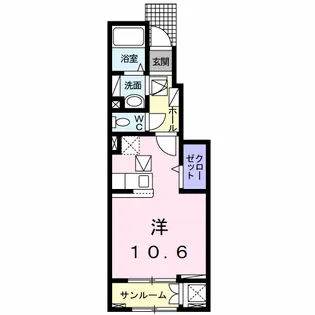 ラッフィナートD【1階】の間取り