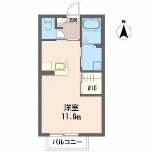 メゾンM・K【201号室】の間取り